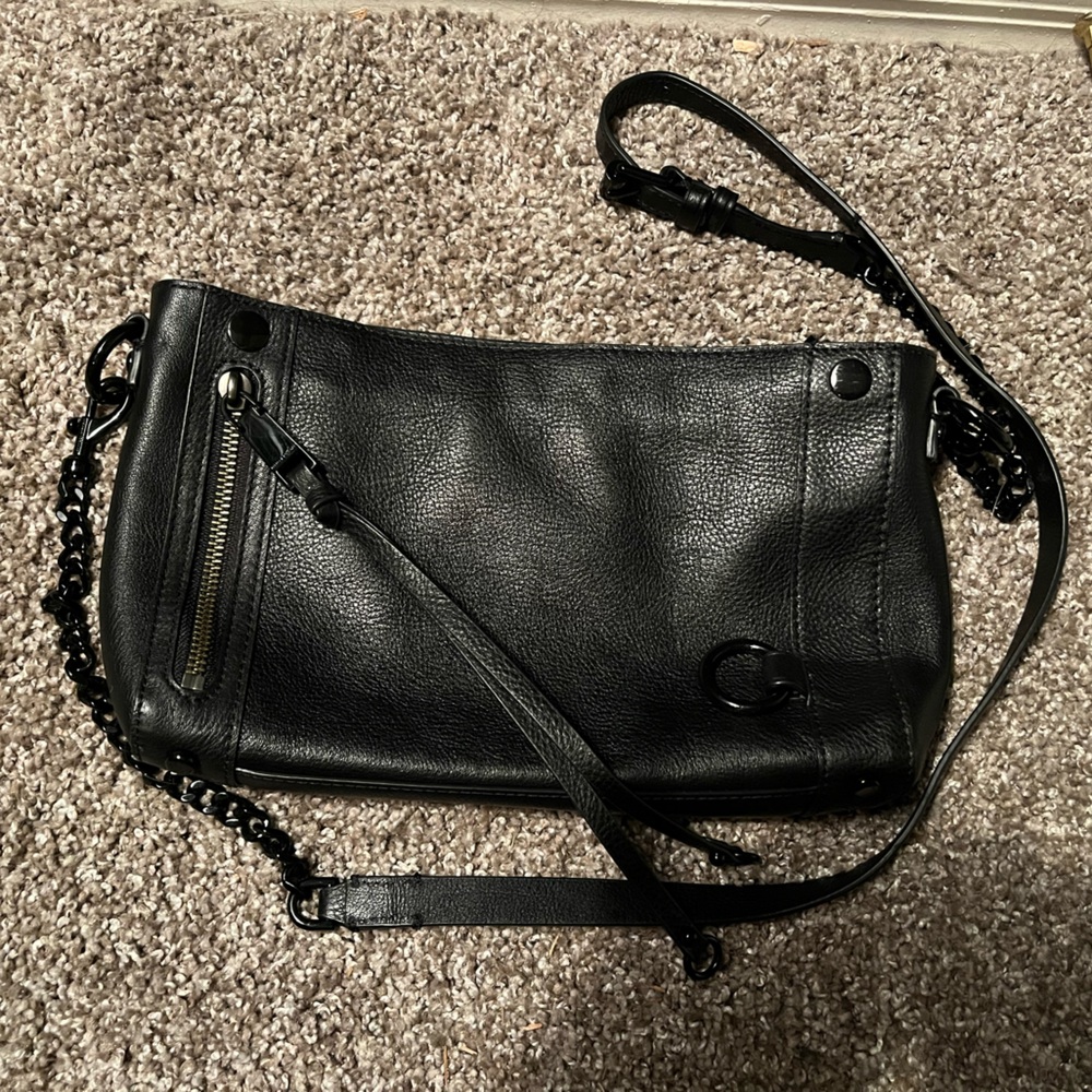 NWOT Rebecca Minkoff Black Leather Purse